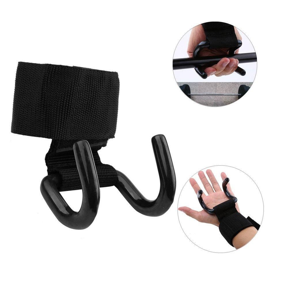 Zero line Weight Lifting Rod Hooks Wrist Support (Pair of 1)